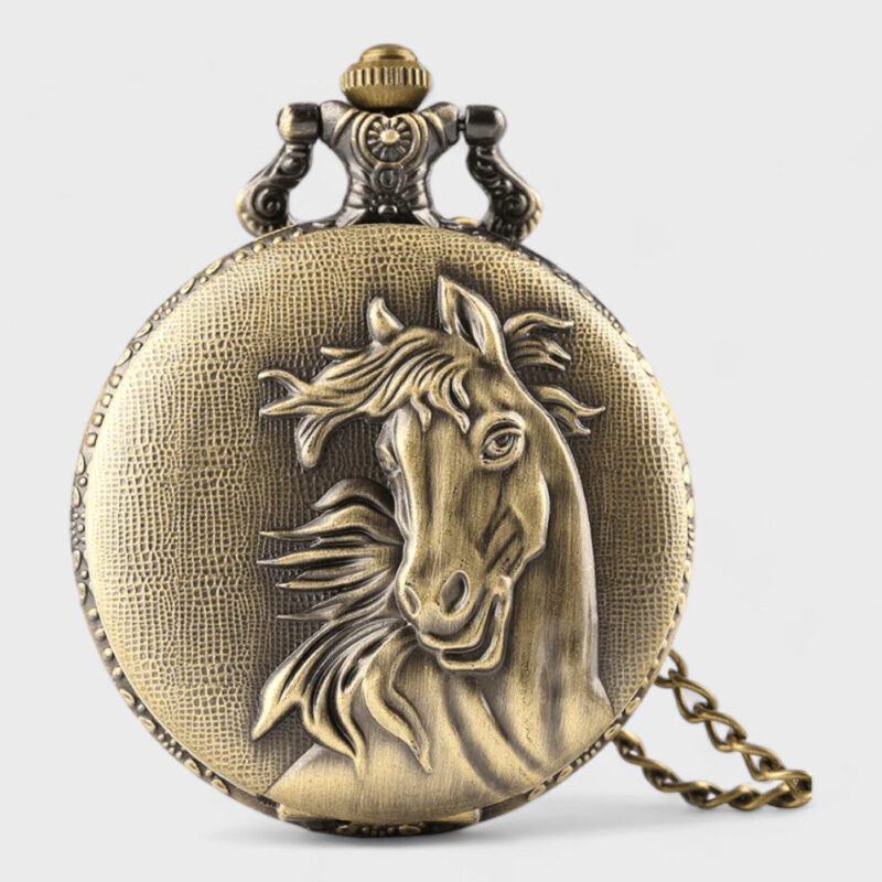 Taschenuhr Pferd