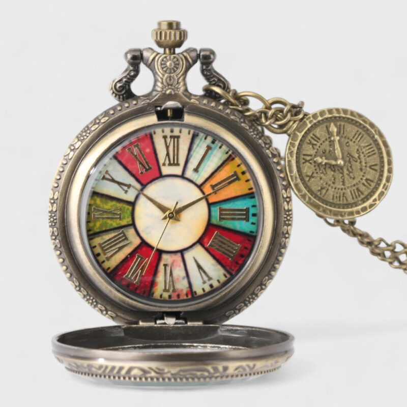 Taschenuhr Regenbogen Roman – Bild 2