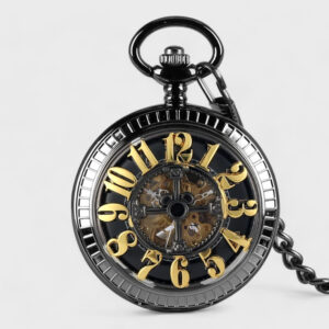 Taschenuhr Retro Schwarze