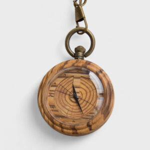 Taschenuhr Rustikale Holz