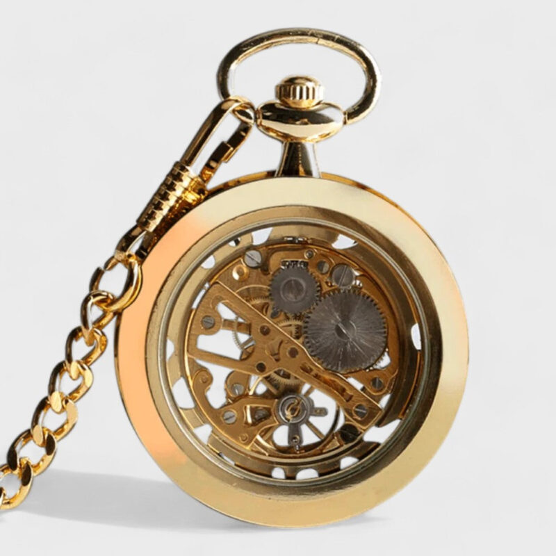Taschenuhr Savonette Gold – Bild 2