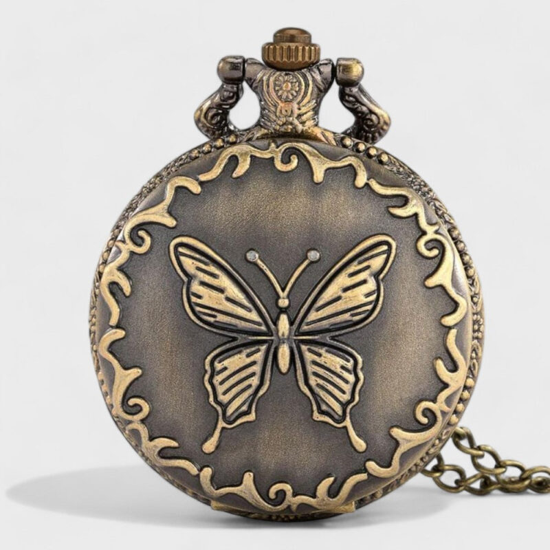 Taschenuhr Schmetterling