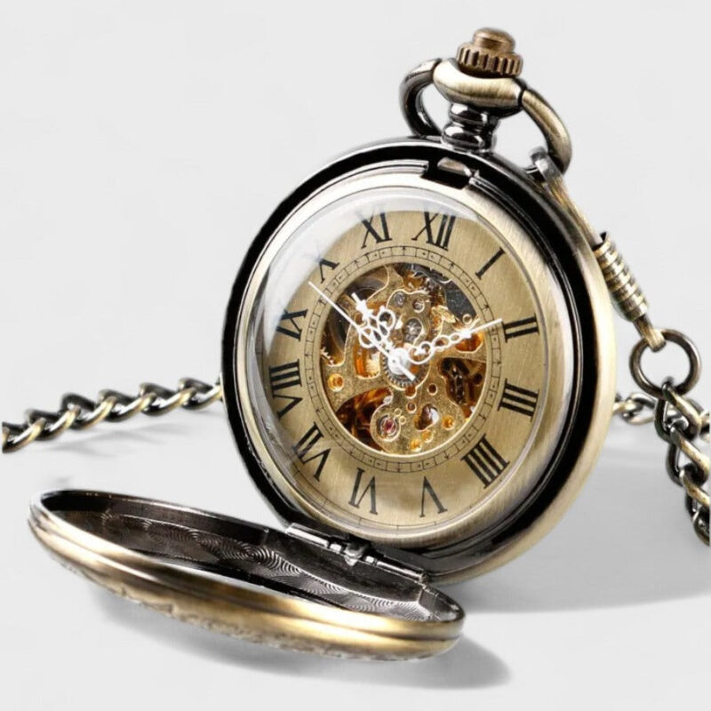 Taschenuhr Skelett – Bild 2