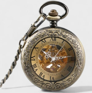Taschenuhr Skelett
