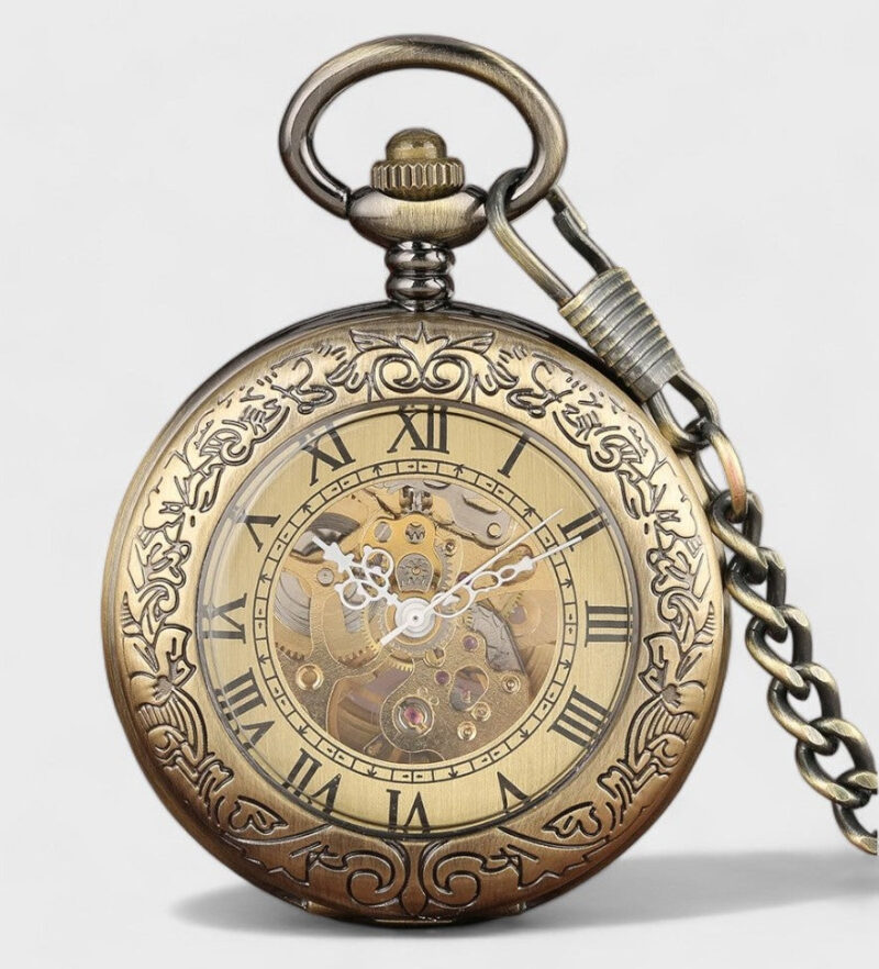 Taschenuhr Skelett – Bild 5