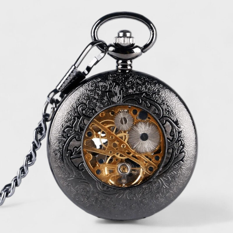 Taschenuhr Skelett Damen – Bild 3