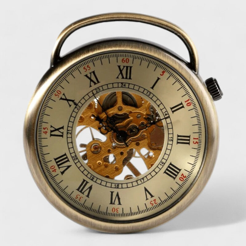 Taschenuhr Skelett Verstellbar