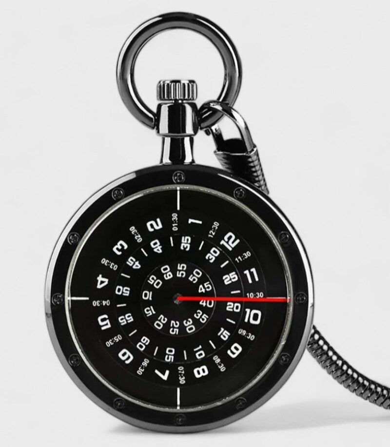 Taschenuhr Spirale Moderne