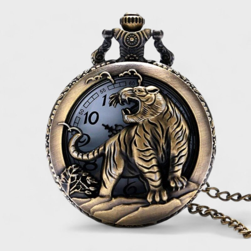 Taschenuhr Tiger