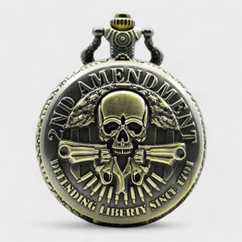 Taschenuhr Totenkopf