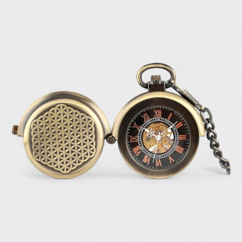 Taschenuhr Unisex Retro – Bild 4
