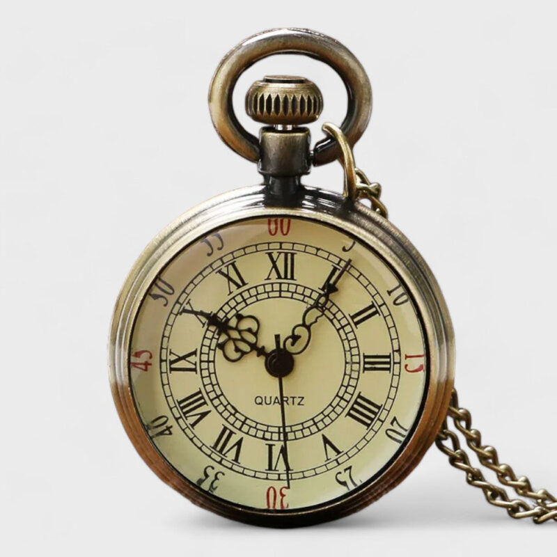 Taschenuhr Vintage Taschen-Schnitzerei