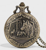 Taschenuhr Wildwolf